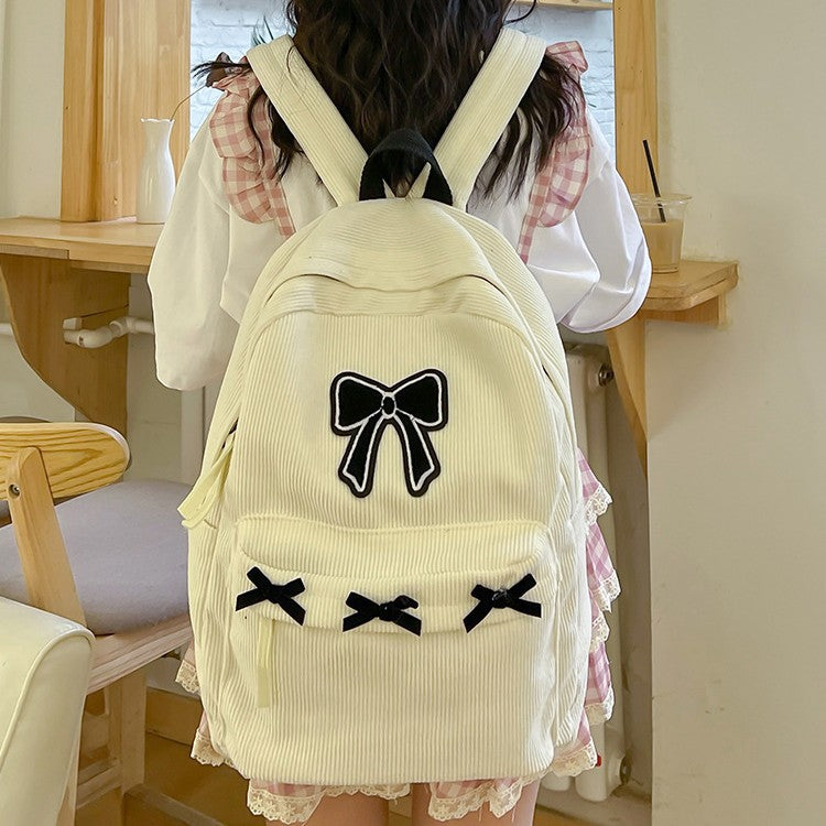 Backpack with Playful Ribbon Design Kalsten