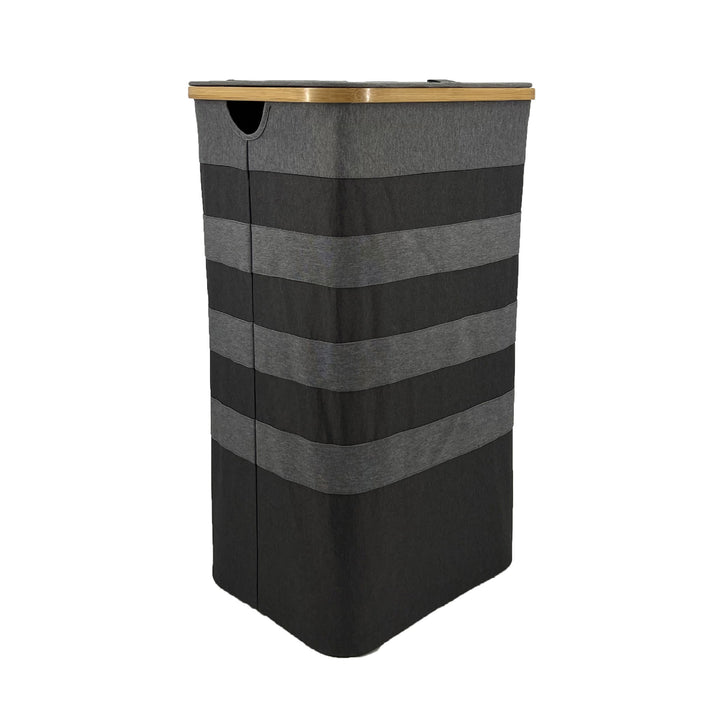 High-quality laundry basket with bamboo lid Kalsten