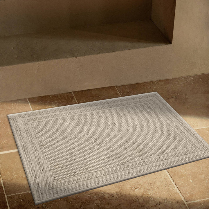 Textured Plush Bathroom Mat