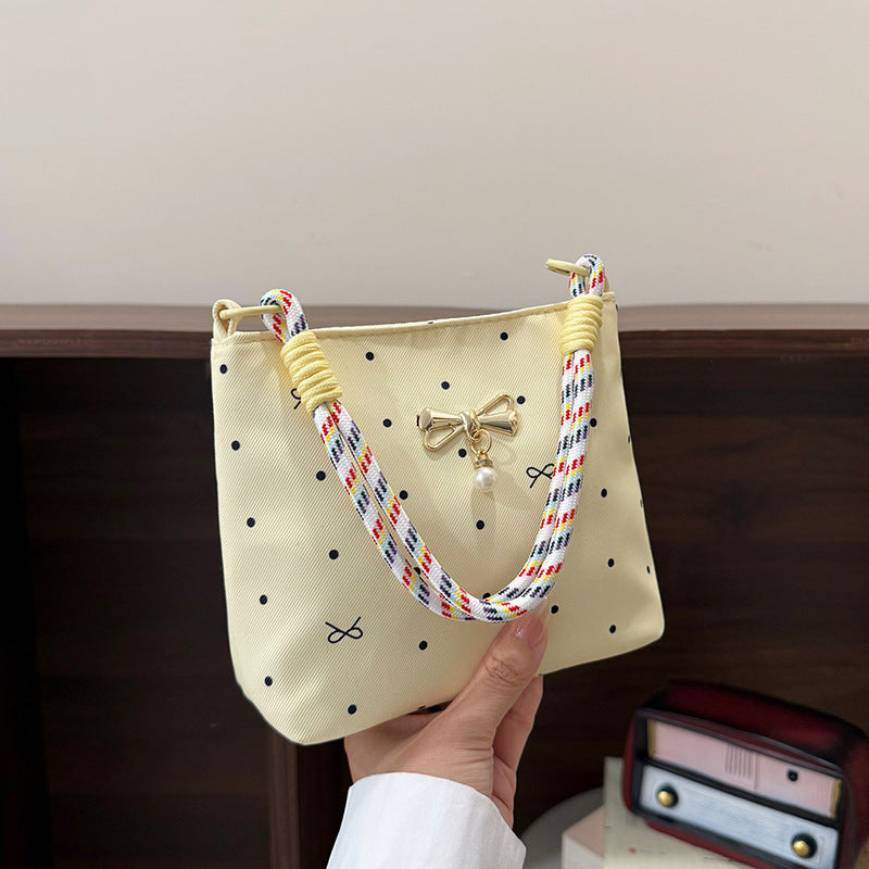 WoElegant Bow-Embellished Mini Crossbody Bag Kalsten