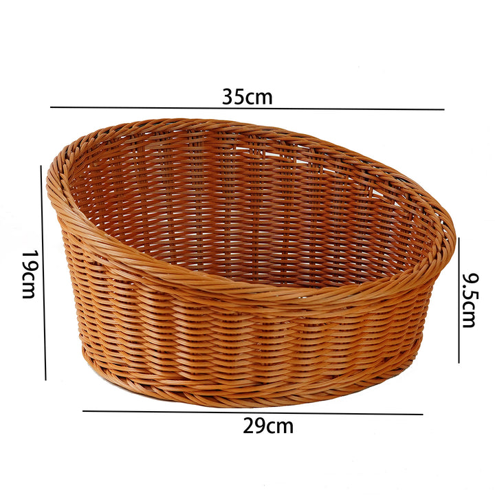 Elegant Woven Serving Tray Kalsten