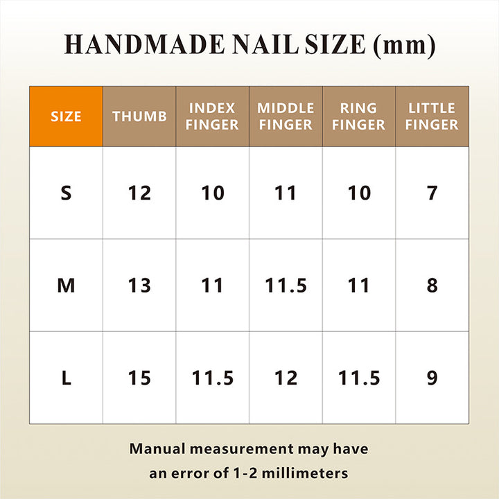 Artificial nail set with luxurious decorative accents Kalsten