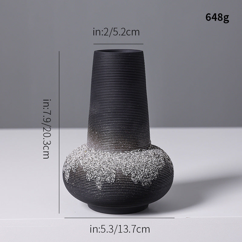 Artistic Texture Earthenware Vase