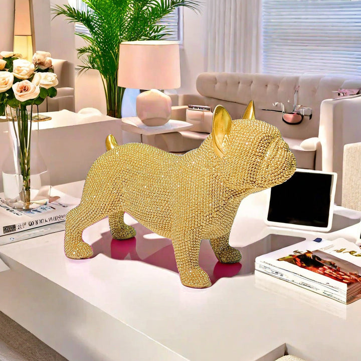 Shiny Bulldog Sculpture Kalsten