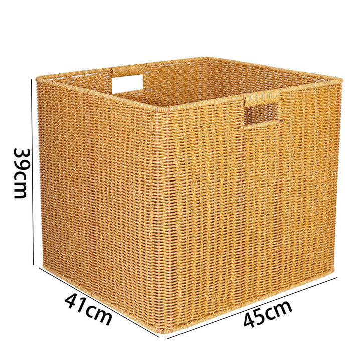 Handcrafted Natural Wicker Storage Basket Kalsten