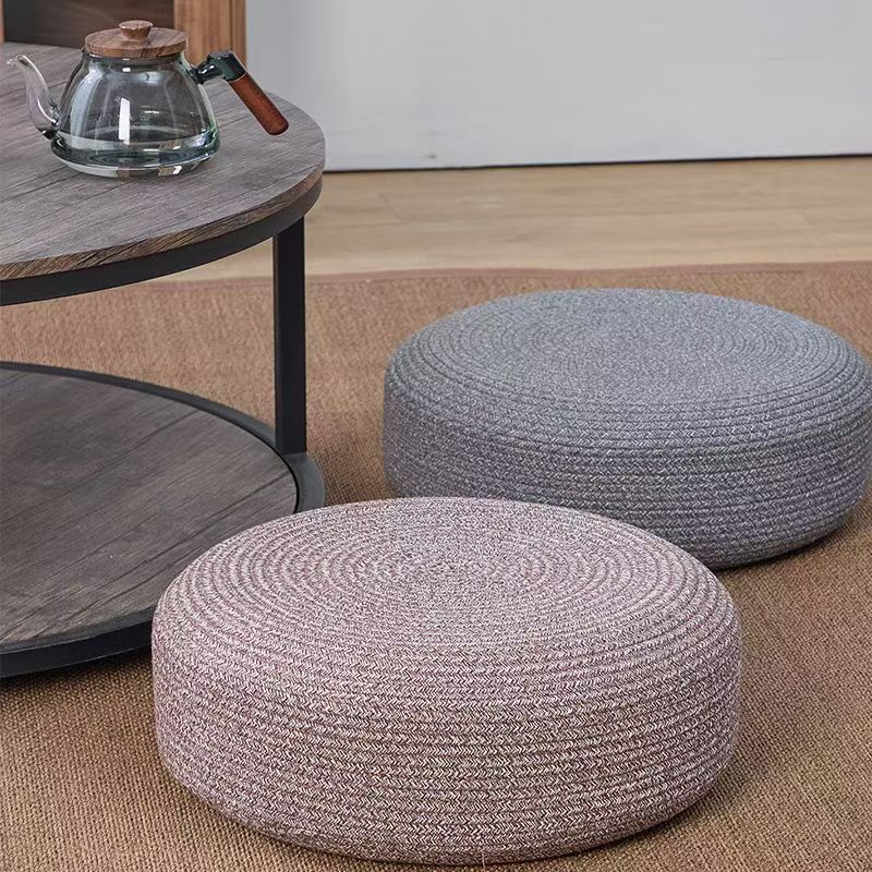 Handcrafted seat pouf Kalsten