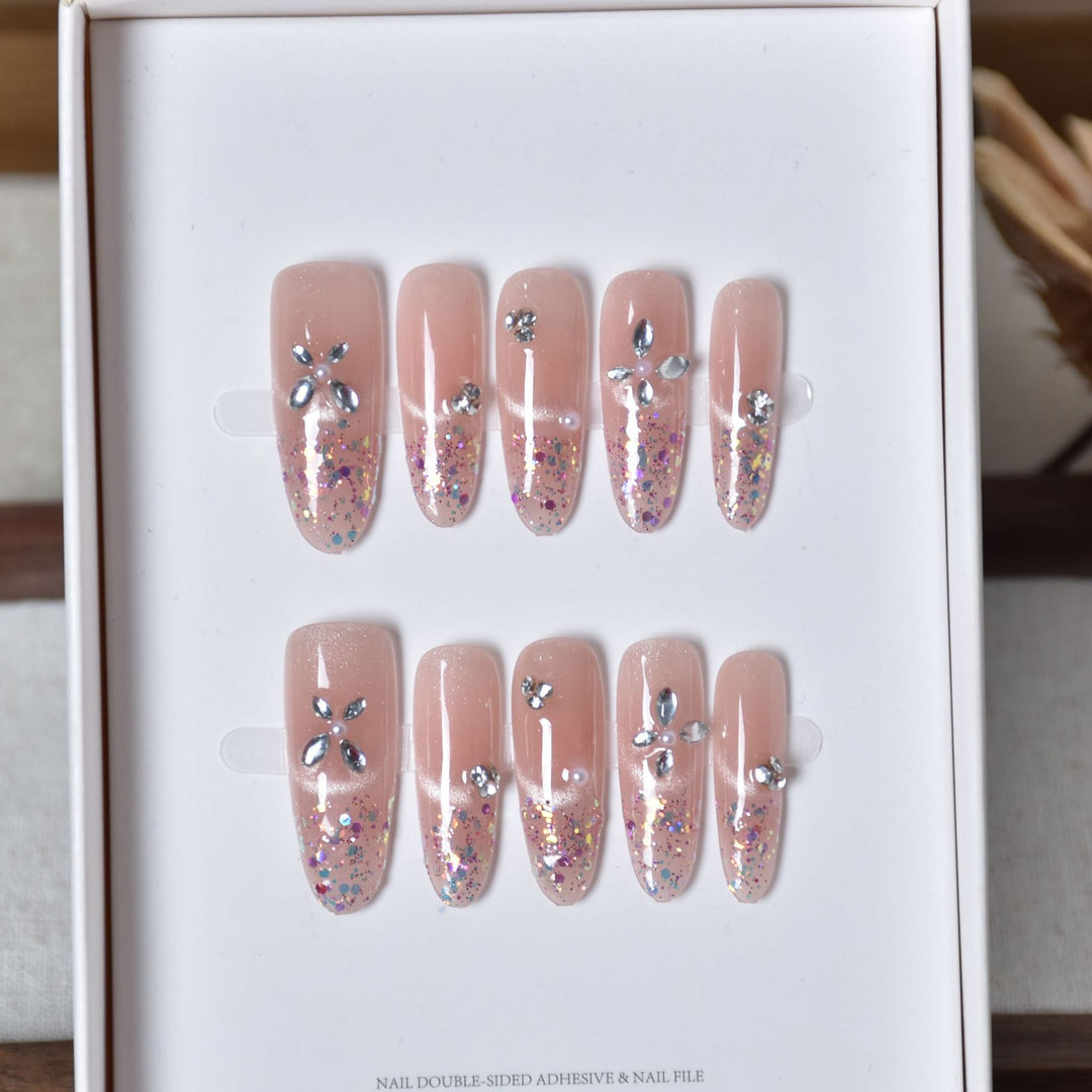 Decorative Animal Print Press-On Nail Set Kalsten