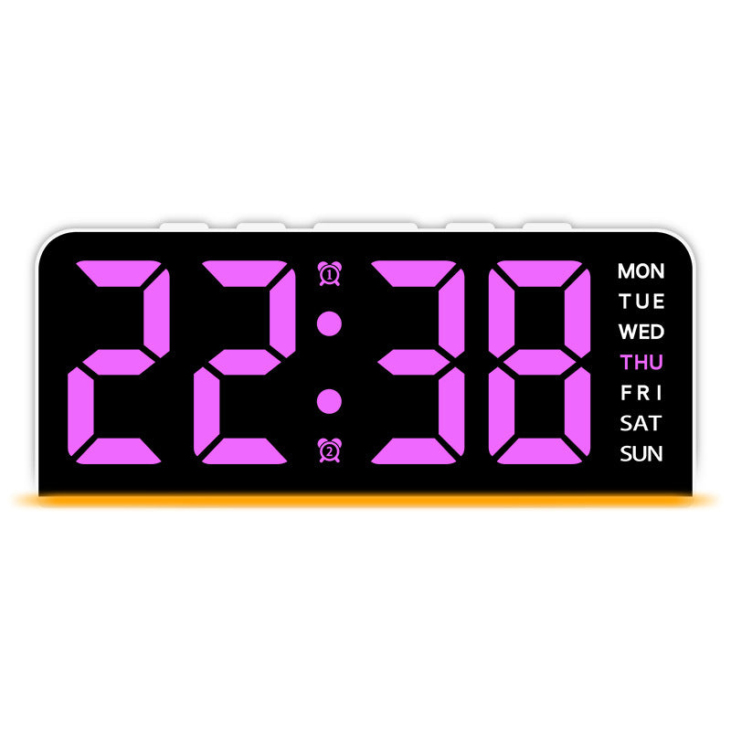 Digital LED alarm clock with color change Kalsten