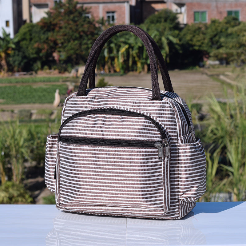 Cat Pattern Insulated Lunch Tote Kalsten