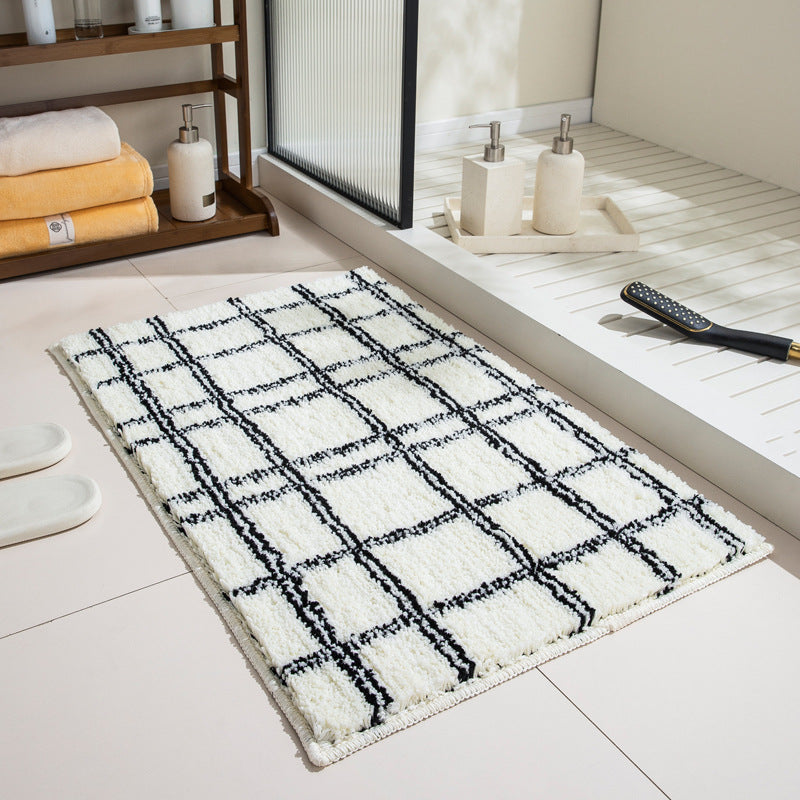 Stylish Soft Plush Bathroom Rug