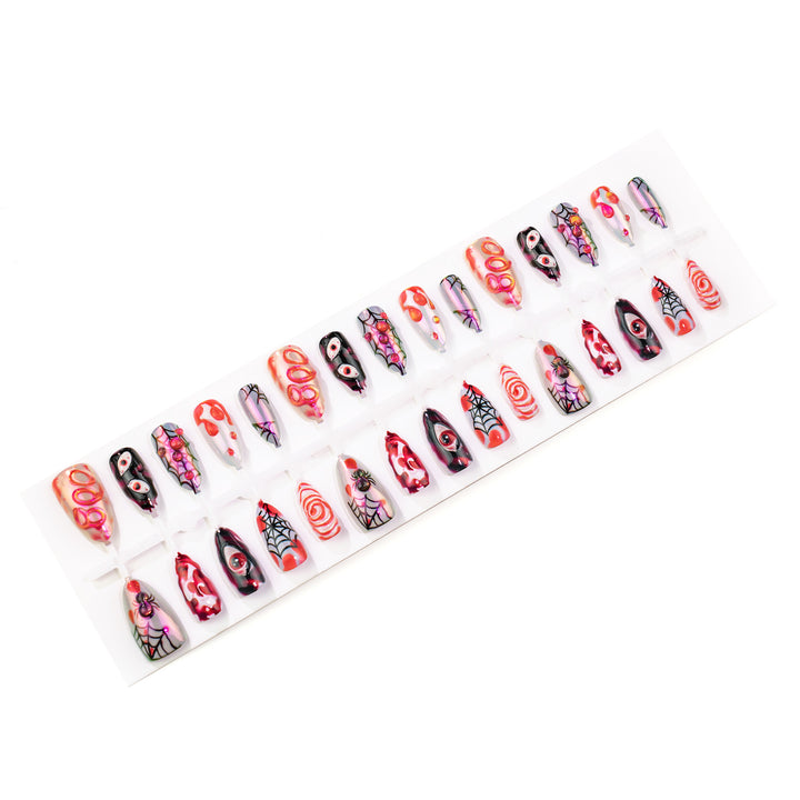 Halloween-Themed Artisanal Press-On Nail Set