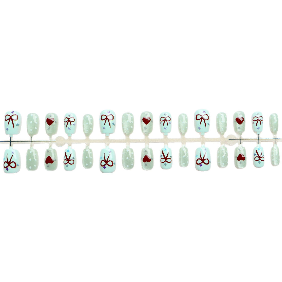 Decorative Holiday-Themed Press-On Nail Art Set Kalsten
