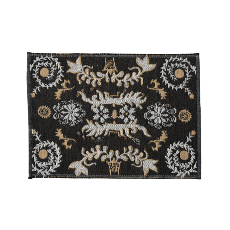 Reversible woven rug runner with ornamental jacquard structure Kalsten
