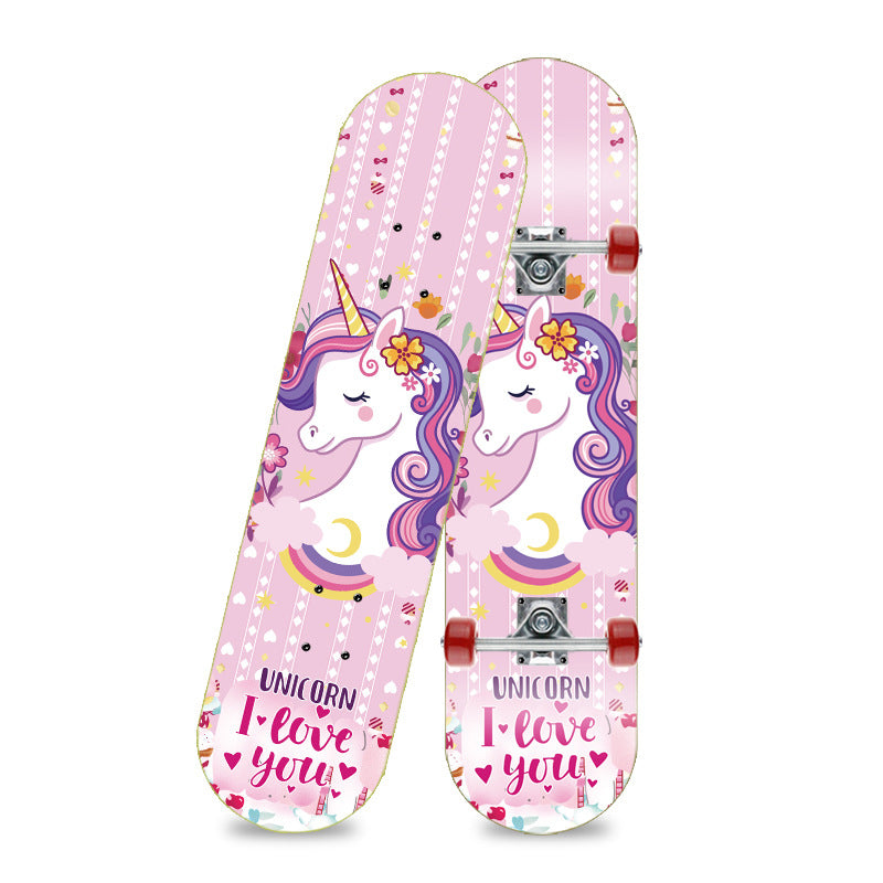 Unicorn Themed Skateboard Kalsten