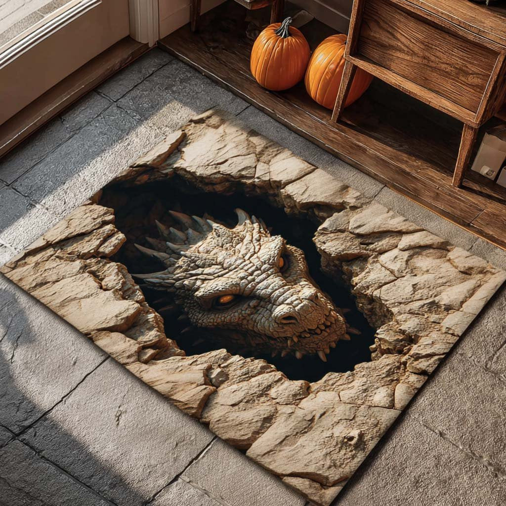 Dragon-Themed Entrance Mat
