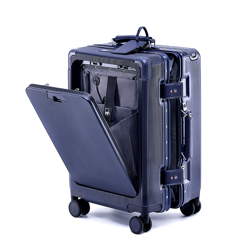 High-Tech Multi-Compartment Travel Suitcase