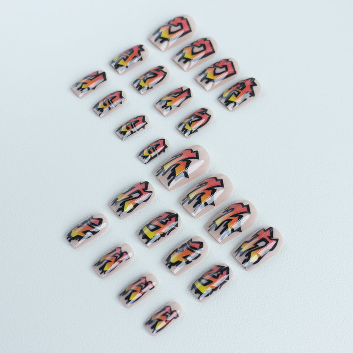 Creative Graphic Nail Art