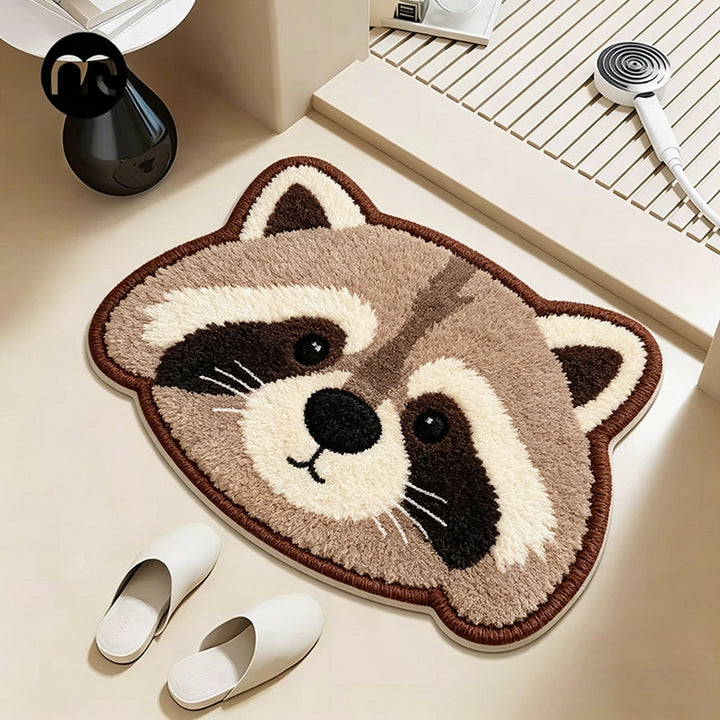 Cute Cartoon Fox Shaped Bath Mat