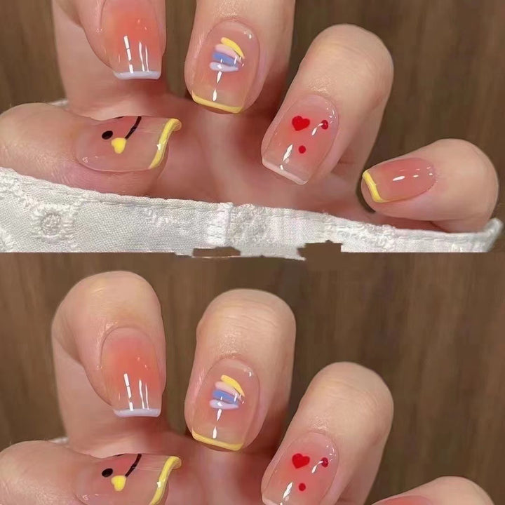 Cute Cartoon Press-On Nails