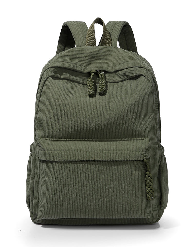 Casual Corduroy Backpack Kalsten