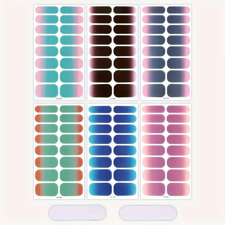 Gradient Ombre Nail Wraps
