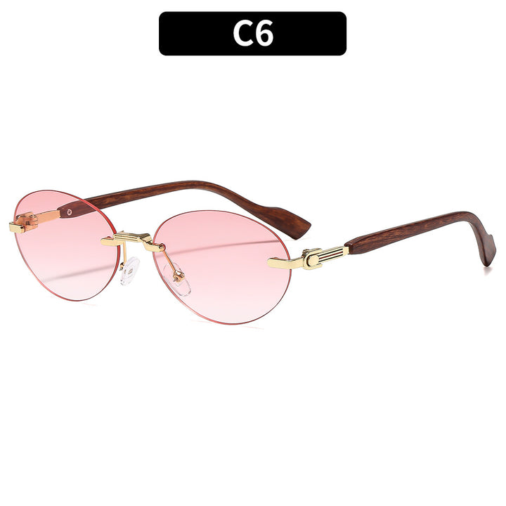Elegant Oversized Oval Sunglasses