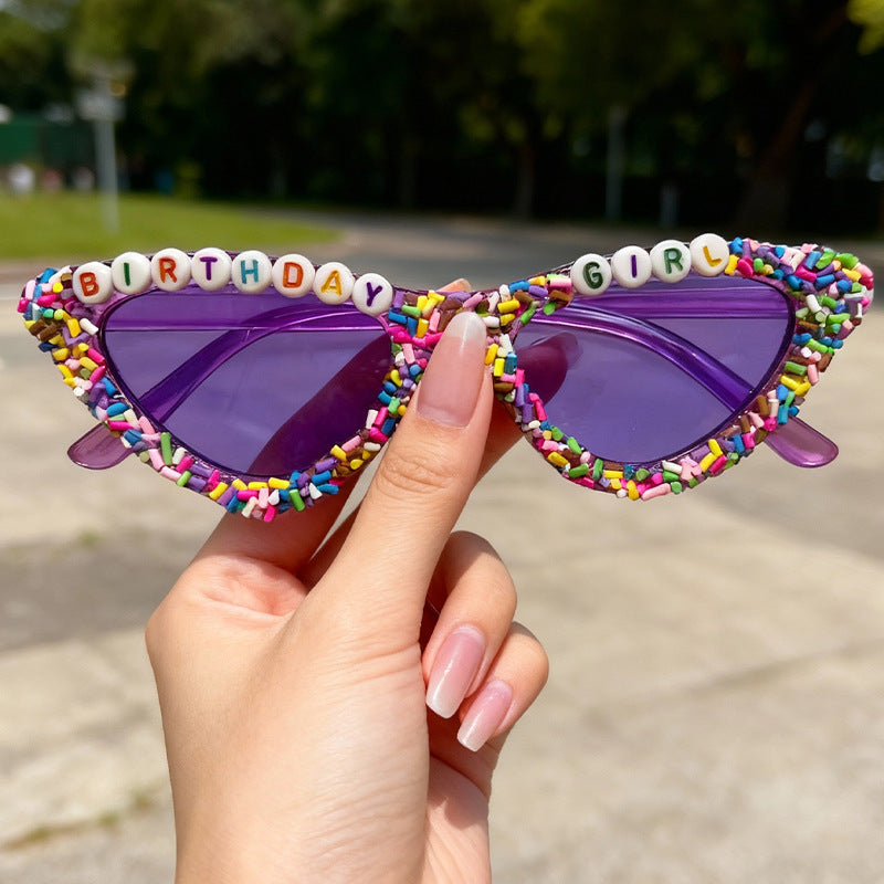 Fun-Themed Cat-Eye Sunglasses Kalsten