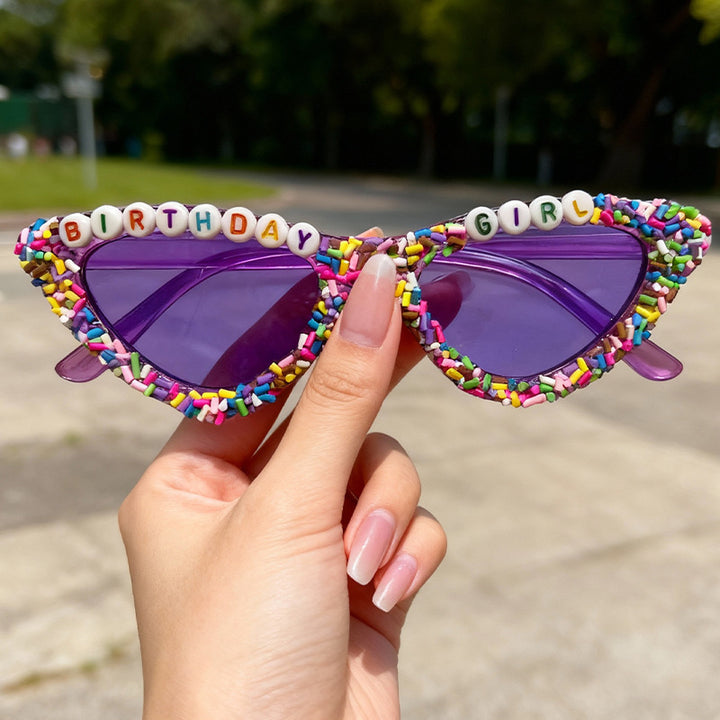 Fun-Themed Cat-Eye Sunglasses Kalsten