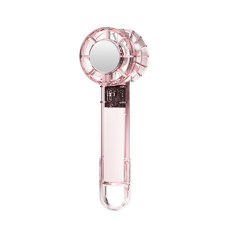 Ladies Portable Hand Fan with Integrated Mirror Kalsten