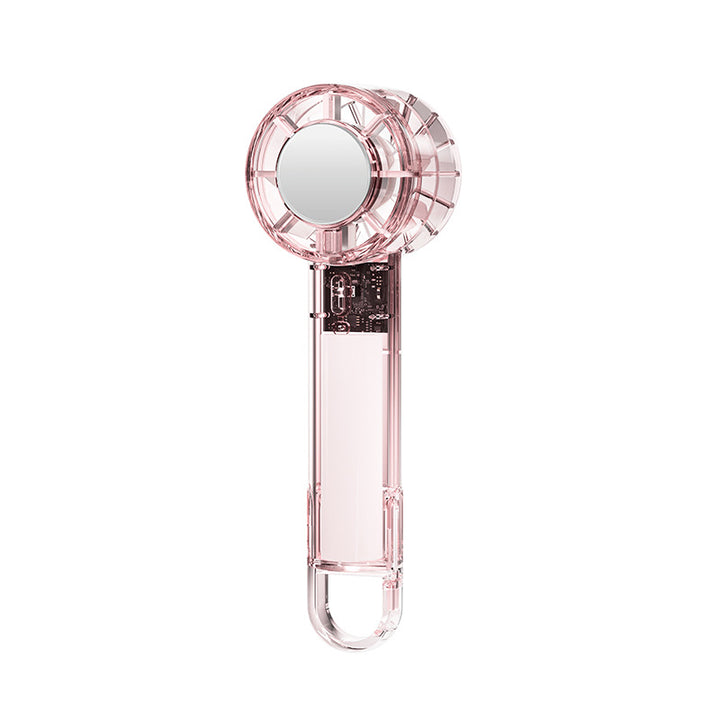 Ladies Portable Hand Fan with Integrated Mirror Kalsten