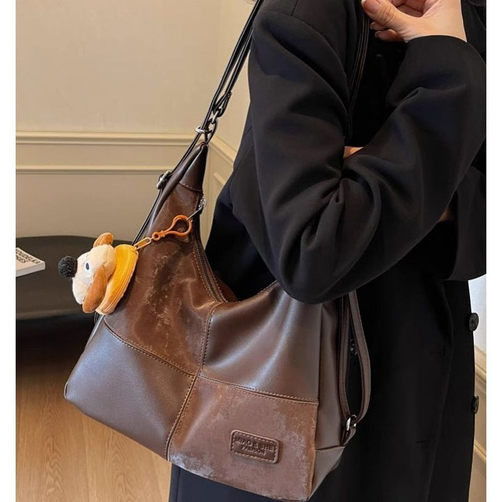 Chic Faux Leather Hobo Bag Kalsten