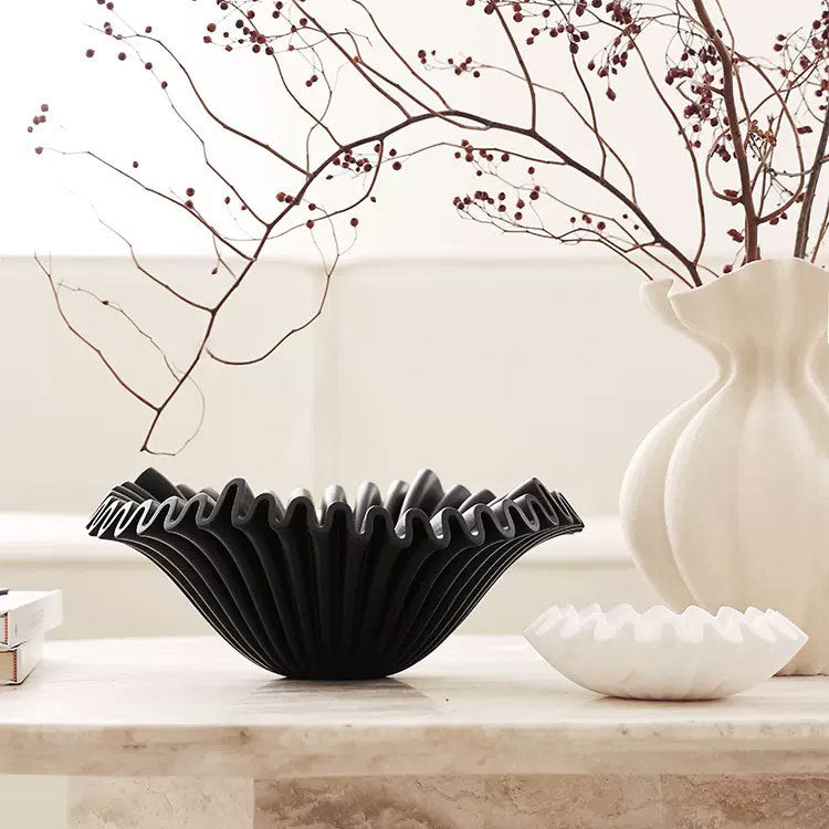 Decorative Wave-Patterned Centerpiece