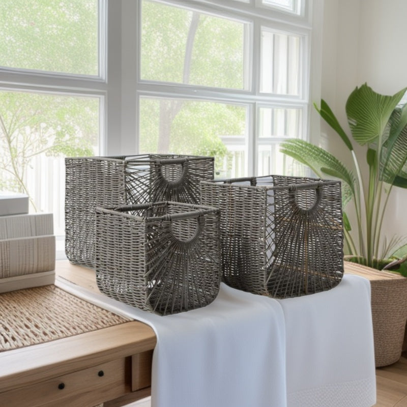 Stylish Woven Storage Cube Basket Kalsten