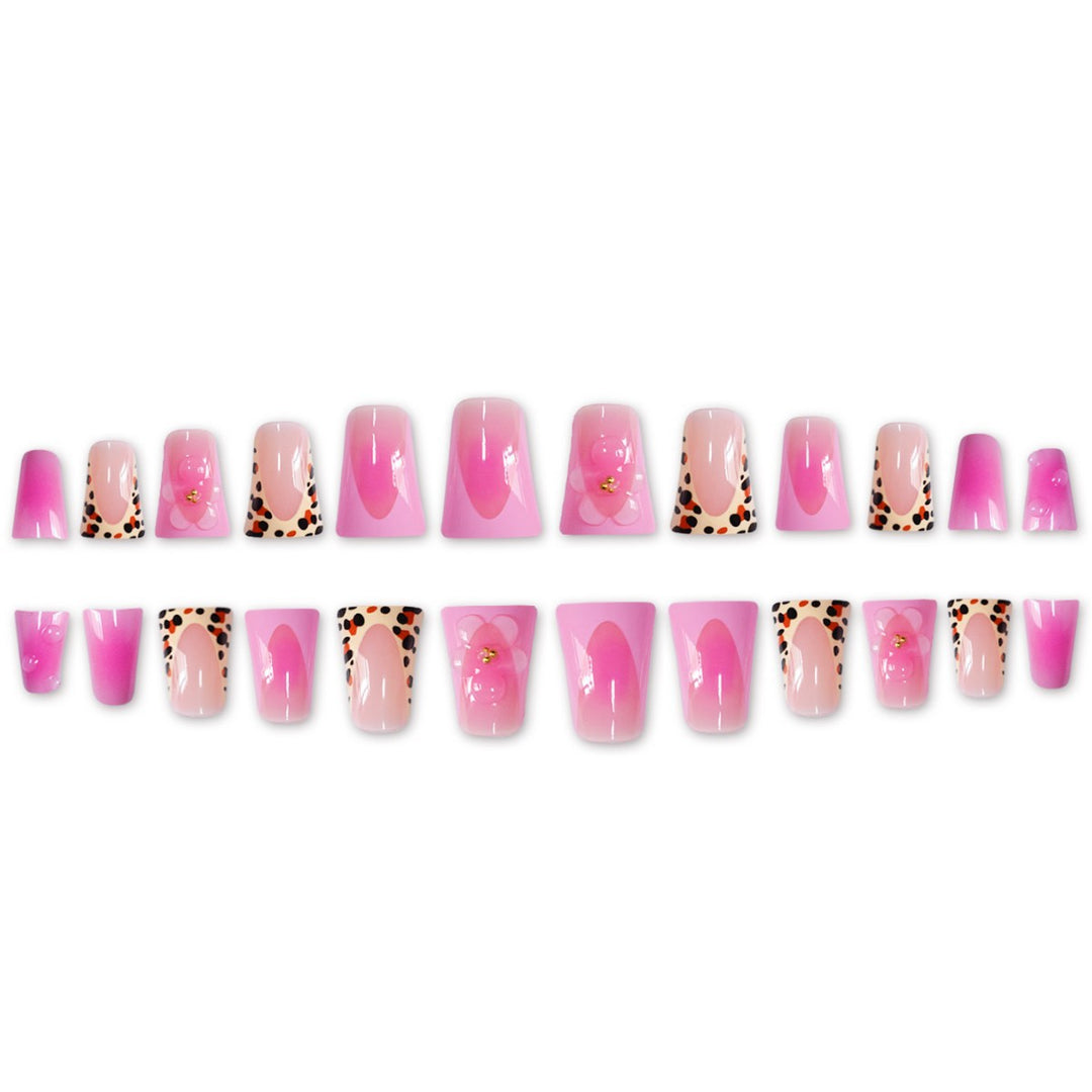 Floral and Animal Print Press-On Nail Extensions Kalsten