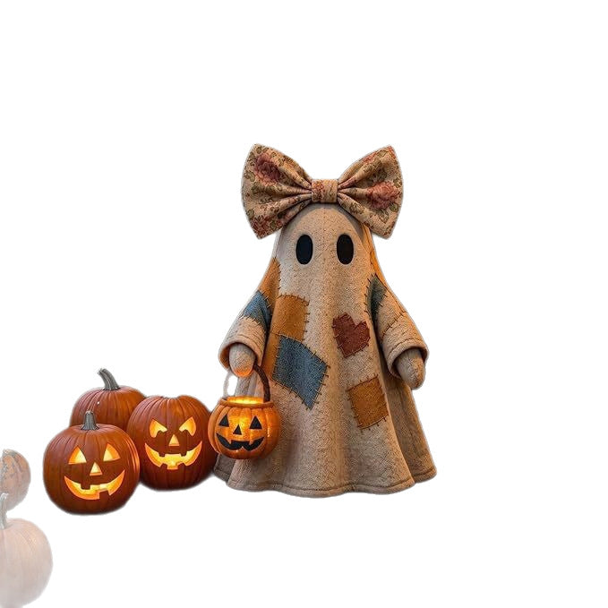 Decorative Ghost Figure with Bow Kalsten