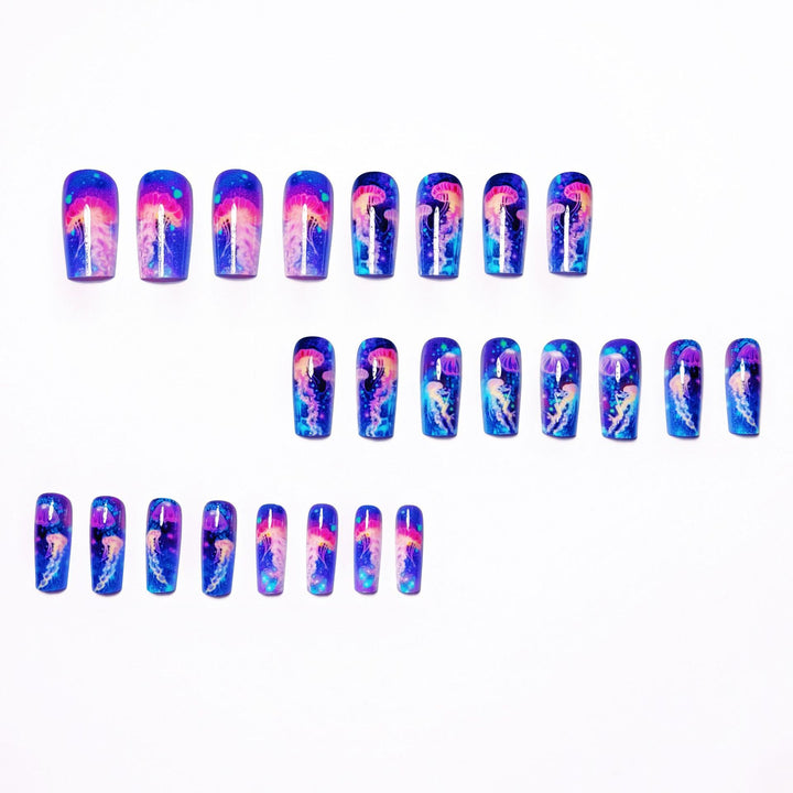 Creative 3D Art Nails with Ocean Motif Kalsten