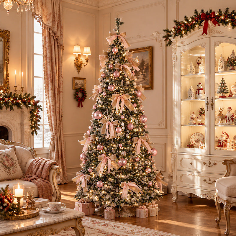 Artificial Snow-Dusted Christmas Tree