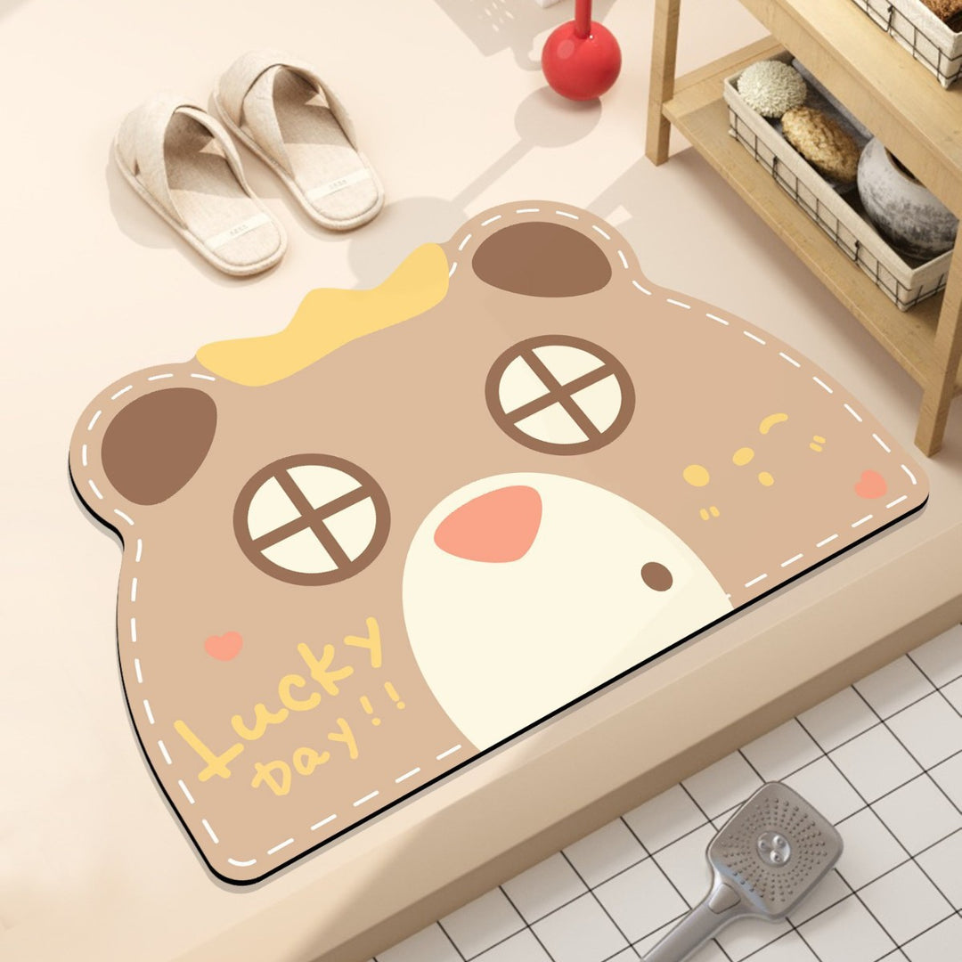 Fun Hamburger-Themed Bath Mat Kalsten