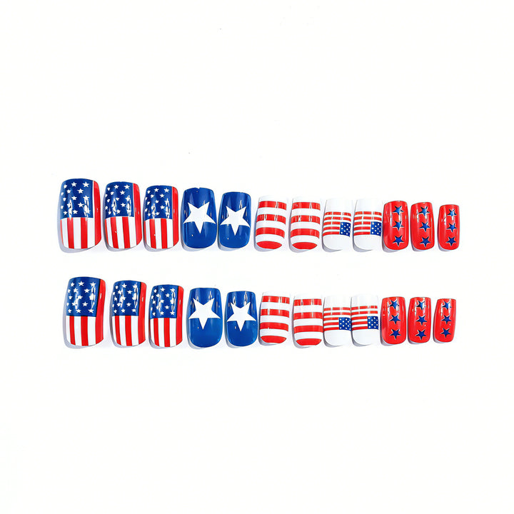 Patriotic Nail Art Set Kalsten