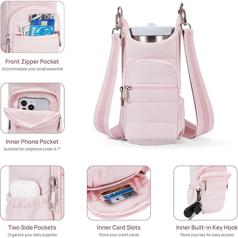 Multifunctional Shoulder Bag for Drinks and Essentials Kalsten