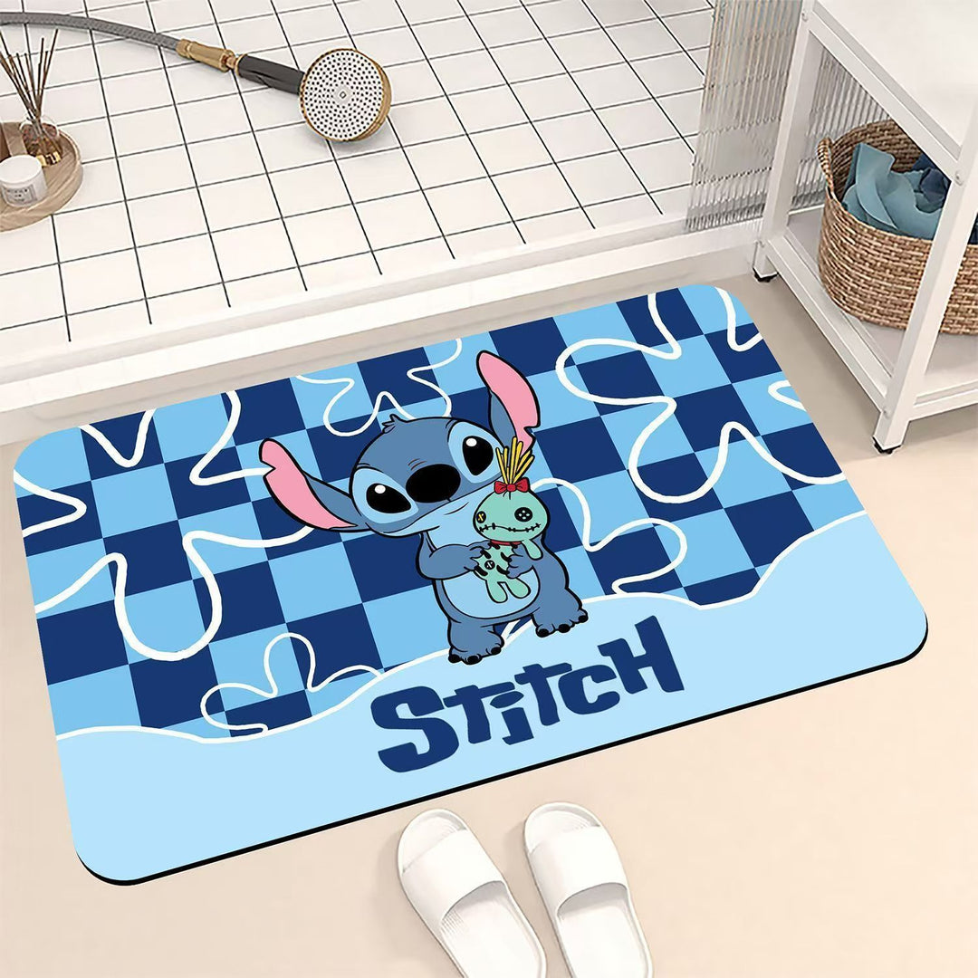 Cartoon-Themed Bath Mat Kalsten