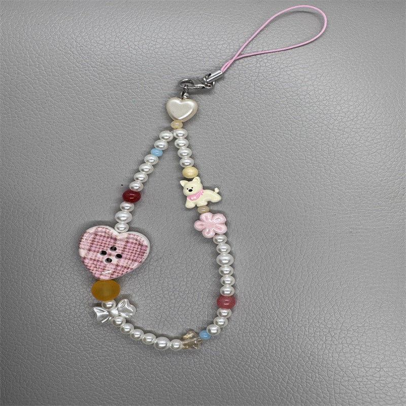 Beaded Phone Charm Holder Kalsten