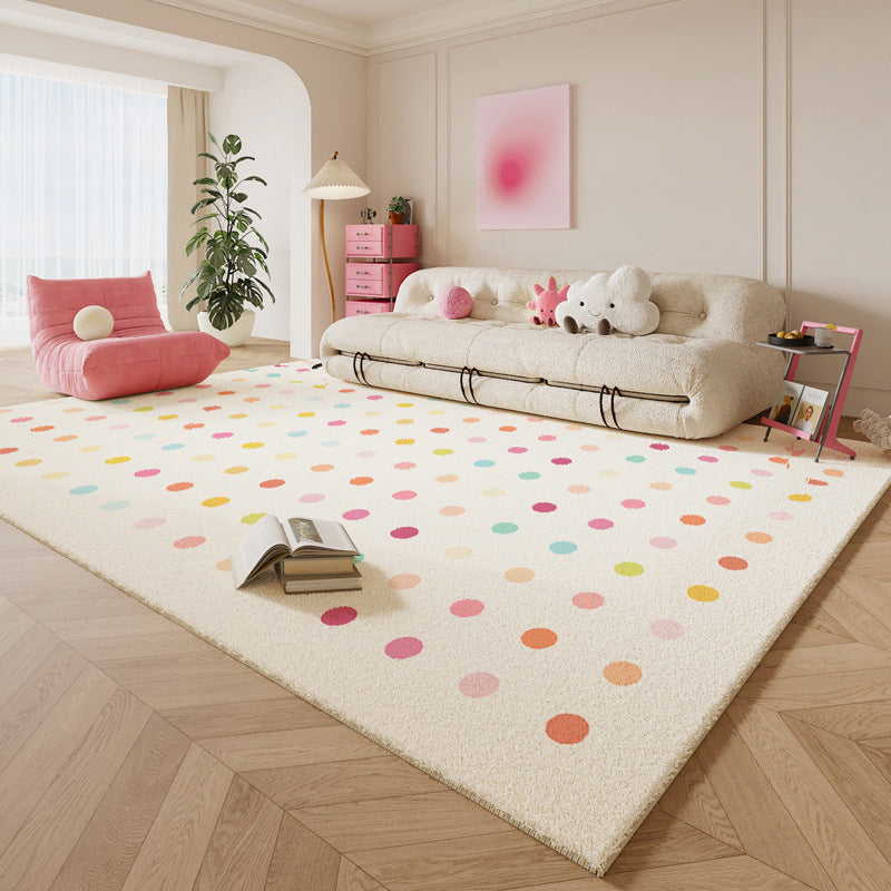 Colorful Dot Pattern Area Rug