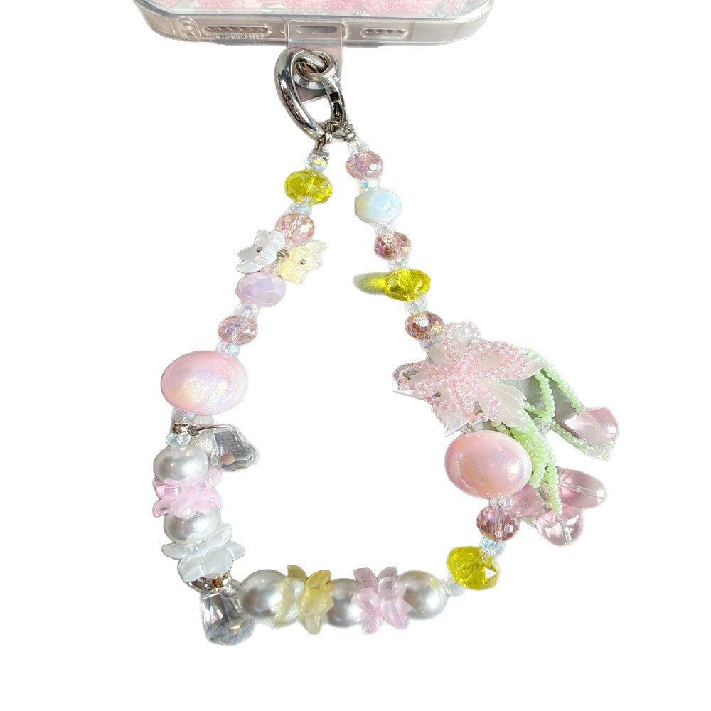 Floral Acrylic Charm Keychain Kalsten