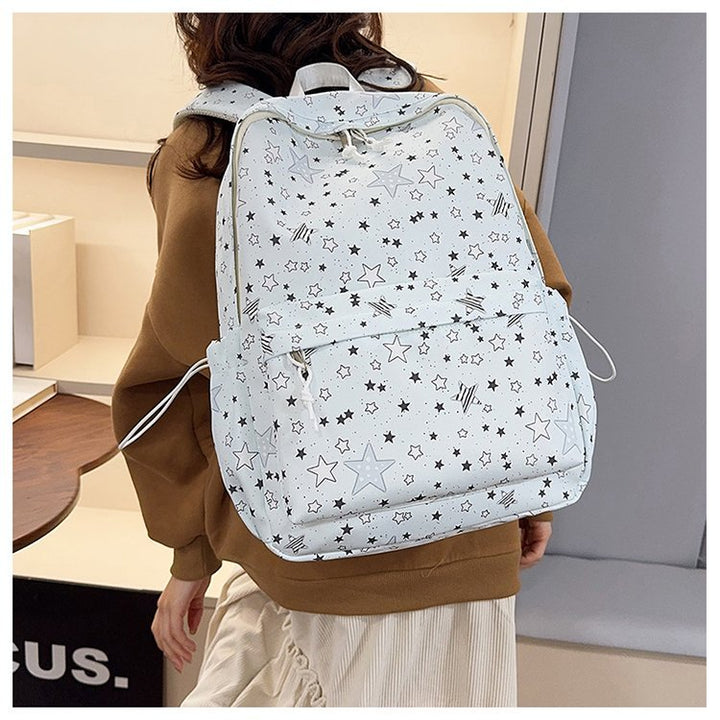 Backpack with Sparkling Star Motif and Charming Pendant Kalsten