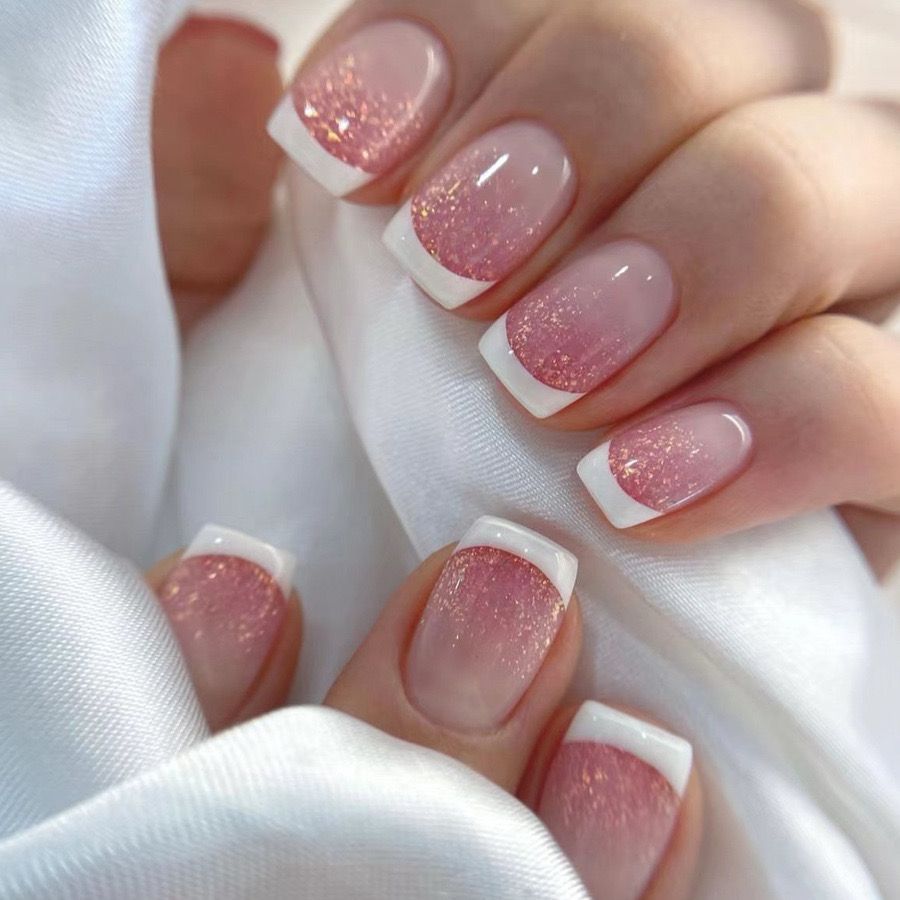 Classic French Tip Nail Enhancements Kalsten