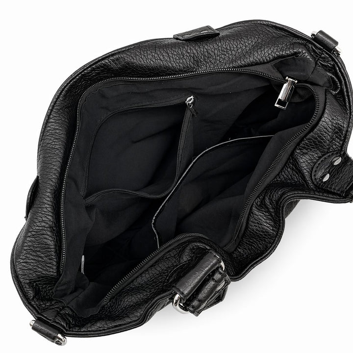 Casual Multi-Pocket Hobo Bag