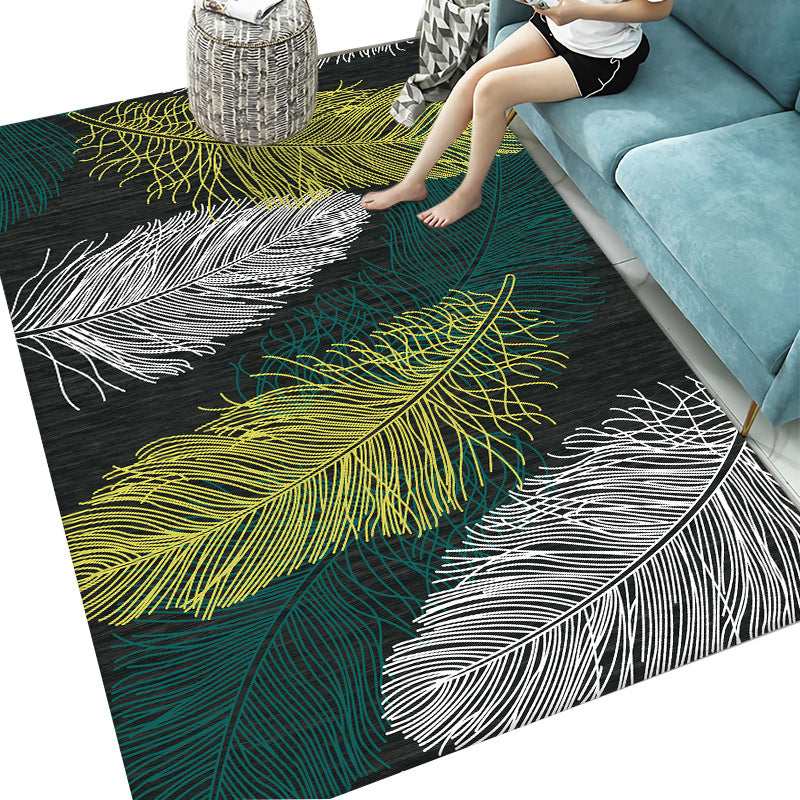 Floral Printed Area Rug Kalsten