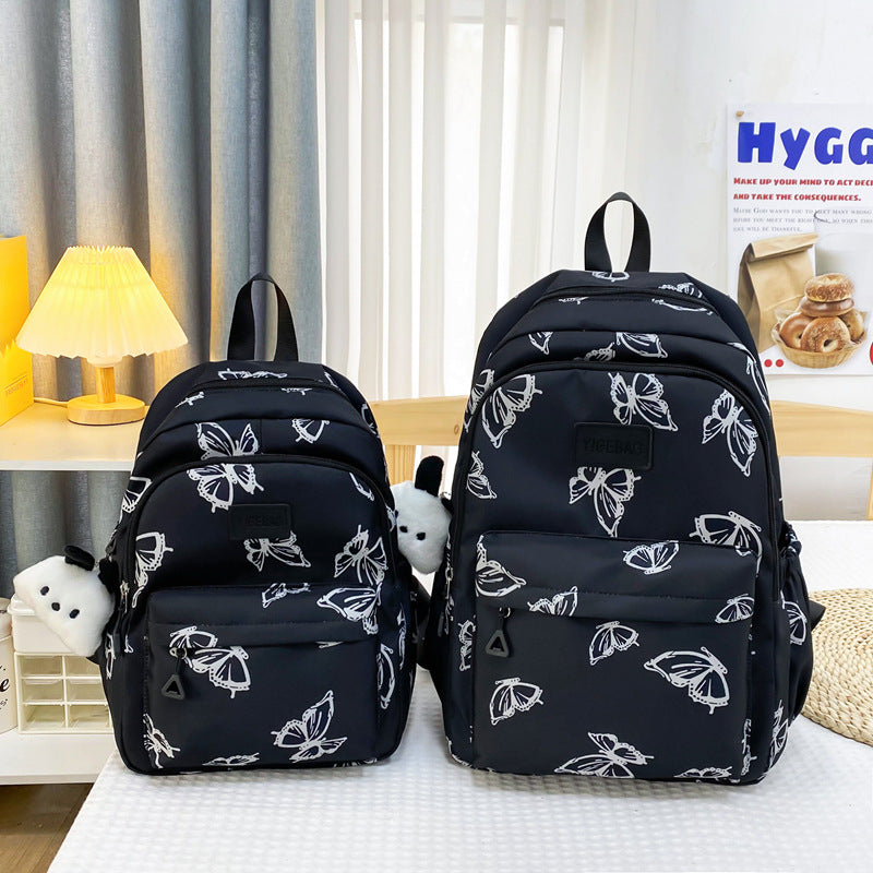 Floral Print Multi-Pocket Backpack Kalsten