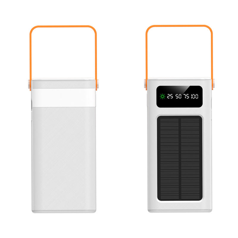 Portable Solar Power Bank with Digital Display and Practical Carrying Strap Kalsten